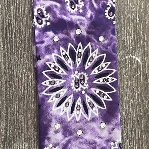 Biker bling bandanna